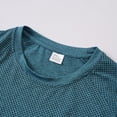 thumbnail image 5 of Men's Athletic Running T-Shirts Quick Dry Gym Workout Shirts Moisture Wicking Short-Sleeve Lightweight Sports Tee Tops (Dark Green,L), 5 of 5
