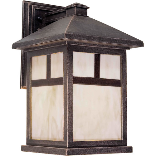 Forte 1 Light Cast Aluminum Outdoor Wall Lantern in Painted Rust - 1873-01-28 - image 4 of 7