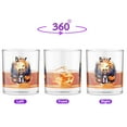 thumbnail image 2 of Happy Halloween Vampire Cavalier King Charles Spaniel BOO with Pumpkins Fun and Spooky 11oz Whiskey Glass Mug Dog Lover Gifts Whiskey Cocktail Glasses Cup - 00018, 2 of 5