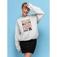 thumbnail image 2 of Welcome To Our Haunted House Sweatshirt Women -Image by Shutterstock, Female 5X-Large, 2 of 4