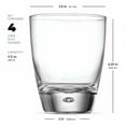 thumbnail image 2 of Bormioli Rocco Luna Double Old Fashioned Glasses, Clear, Set of 4, 2 of 8