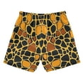 thumbnail image 3 of Yellow Black Blocks Boys Swim Trunks Boardshorts Swimsuit Quick Dry Board Shorts Bathing Suit 2-12T, 3 of 8
