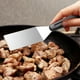 thumbnail image 4 of Pala para cortar carne Teppanyaki | Pala para freír frutas, acero inoxidable, cocina versátil, diseño moderno, chefs caseros, parrilla interior, preparación de brochetas, herramienta de, 4 of 9