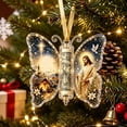 thumbnail image 3 of Christmas Cash Gift Butterfly Ornament, Acrylic Money Holder for Rolled Bills, Jesus Nativity Holiday Tree Hanging Decoration for Family Gift Giving, 5.12 x 4.33 Inch, 3 of 7