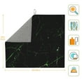 thumbnail image 2 of Uemuo Black Marble Pattern Dish Drying Mat,16*18 inch Absorbent Dish Drainer Kitchen Counter,Large Size Dish Drying Pad for Countertops,Sinks,Draining Racks, 2 of 6