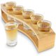 thumbnail image 2 of Juego de soporte para vasos de chupito de 1 oz/30 ml, juego de 6 vasos de chupito de bambú, perfecto para bar, 2 of 6