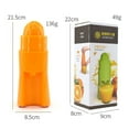 thumbnail image 3 of Multifunctional Hand Juicer, Manual Citrus Press, Plastic Construction, Compact Portable Design for Lemons, Oranges, and Small Fruits, Single, Orange, by FAJHHA, 3 of 8