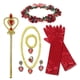 thumbnail image 1 of Moana Dress Cosplay Costume Oceania Girls Hula Skirt Costume Wig Dress Necklace(free Shipping), 1 of 2