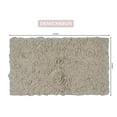 thumbnail image 3 of Home Weavers Bell Flower Collection Bathroom Rug 100% Cotton Tufted Bath Rugs, Soft Absorbent Bath Rugs, Non-Slip Bath Mats, Machine Washable, Bath Mats for Bathroom Floor, 24"x40" Rectangle, Linen, 3 of 9