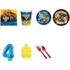 Monster Jam Party Supplies Party Pack For 8 With Blue #3 Balloon