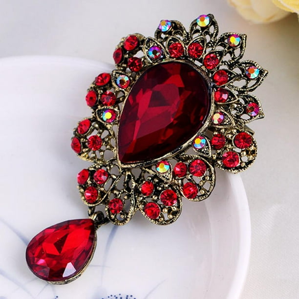 dangle wedding shawl brooch pin jewelry