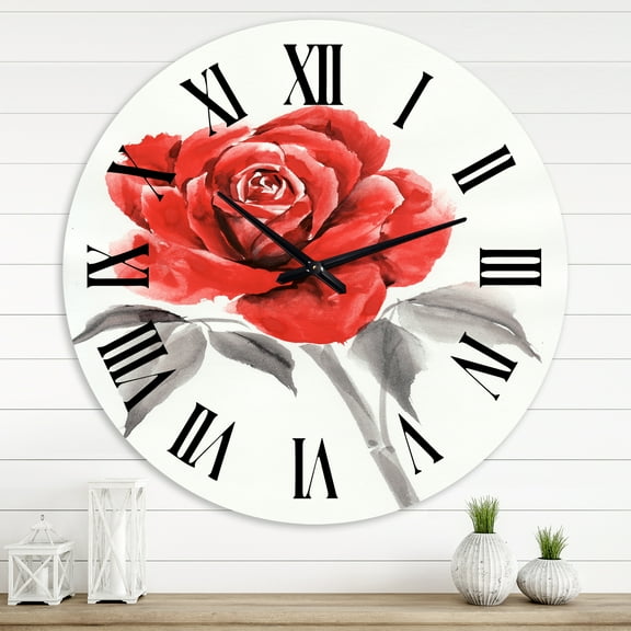 Designart 1 in Traditional Wall Clock