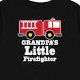 thumbnail image 4 of Inktastic Grandpa Little Firefighter Boys Fire Truck Boys Long Sleeve Toddler T-Shirt, 4 of 5
