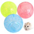 thumbnail image 3 of Silent Hamster Exercise Balls 3.9" Quiet Spinner Dwarf Hamster Plastic Running Wheels for Mini Gerbils Small Animals, 3 of 15