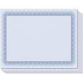 thumbnail image 1 of Papier de Certificat Bordure Bleue 8.5 x 11 pour Impression, Papier de Récompense Cardstock 100gsm pour Diplôme de Collation des Grades, Reconnaissance des Employés et Réalisations Sportives, 1 of 6