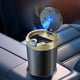 thumbnail image 1 of Car Ashtray with LED Light, Open Lid Metal Inner Tank, Fireproof Heat Insulation, Portable Auto Cigarette Ashtray for Car Home Office Use, Smokers Accessories with Removable Easy Clean Design, 1 of 6