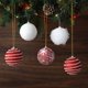 thumbnail image 4 of 4 bolas de Navidad de 8 cm para colgar en el árbol de Navidad, adornos navideños para fiestas en casa, feliz año nuevo 2023, Navidad de alta calidad, 4 of 5