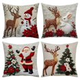 thumbnail image 1 of Fundas de Cojín Navideñas, Suaves y Agradables Al Tacto, Ideales para Sofá, Dormitorio, Sala de Estar y Fiestas., 1 of 5