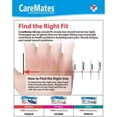 thumbnail image 3 of CareMates Vinyl-PF Medical Grade Disposable Examination Gloves, Medium, Unisex, Clear, 100 Ct, 6-Pack, 3 of 3