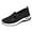 Black, variant on Women's woven orthopedic breathable soft shoes arch support, diabetes foam shoes walking anti-skid sports shoes