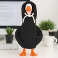 thumbnail image 4 of 7 Inch Desk Goose Outfits Red Hoodies Tabletop Goose Accessory Mini Porch Goose Costume Magnetic Goose Statue Key Holder Clothes for Table Decor, 4 of 6