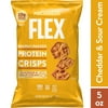 PopCorners Flex Protein Crisps, Cheddar & Sour Cream, 5 oz Bag