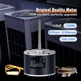 thumbnail image 3 of KFFKFF Cooling Fan Motor 5KCP39GFS166S, 3S003, 1/5 HP 208-230V, 825RPM, Standard OEM Upgraded Replacement, Reversible Rotation, Safety-Enhanced CBB65 7.5μF/370V Capacitor, 3 of 9