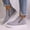 Gray, variant on YOUYEDIAN Boots for Women Fall Winter Platform Side Zipper Comfortable Flat Ankle Booties Round Toe Casual Non Slip Walking Shoes