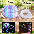 Tringa Color Rope Light Multicolor Rope Lights Connectable 18ft 216 Led Light Outdoor - Walmart.com