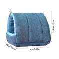 thumbnail image 3 of Fluffy Warm Bird Nest House Winter Parrot Hanging Hammock Cage Tent Plush Hut Hideaway Cute Guinea Pig Hamster Cave Small Animal Sleeping Bed for Gerbil Parakeet Squirrel Hedgehog, Medium, 3 of 6
