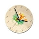 thumbnail image 3 of Punteros de aluminio de dibujos animados Reloj de pared con esfera de madera Movimiento sin tictac Reloj de sala de estar Dormitorio Advancent JJ20451-04, 3 of 3