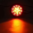thumbnail image 5 of luces traseras LED redondas para coche, resistentes al agua, 16 LED, para camión, remolque, camión, accesorios para coche, 16 luces traseras LED redondas para coche, multifuncionales, rojo y blanco, 5 of 5