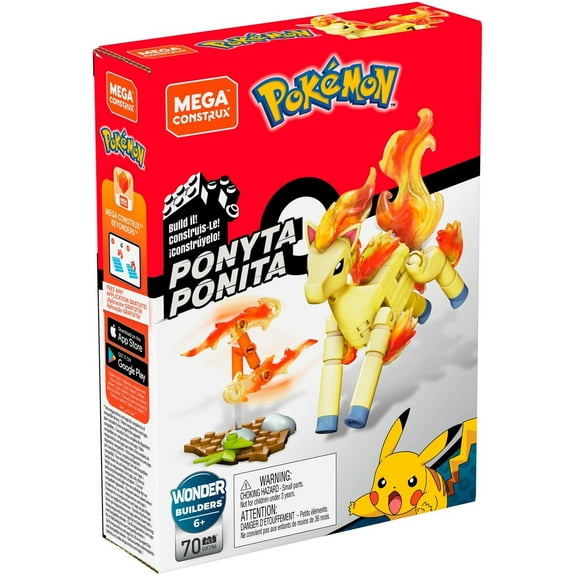 MEGA CONSTRUX MCX POKEMON POWER PACK Mega Construx Ponyta Ponyta