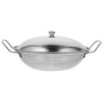 thumbnail image 1 of 1 Set of Kitchen Cooking Pan Stainless Steel Cooking Pan Reusable Kitchen Pan Home Cookware, 1 of 4