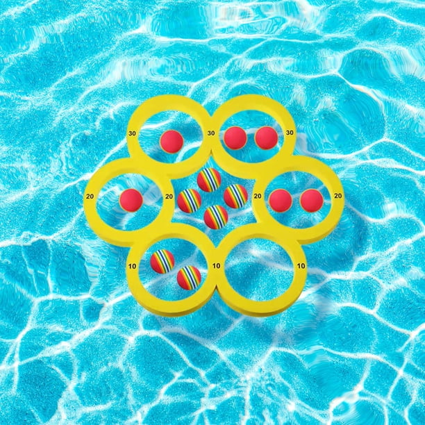 Conception de quilles de Bowling, Jeu de Lancer d'anneaux gonflables, Jouets de Piscine en été dans la Piscine Enfants et Adultes - Jeux - Jouets