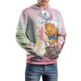 thumbnail image 6 of The Aristocats Mens Womens Novelty Hoodie 3D Print Pullover Hooded Long Sleeve Sweatshirts Tops Blouse with Pocket, 6 of 8