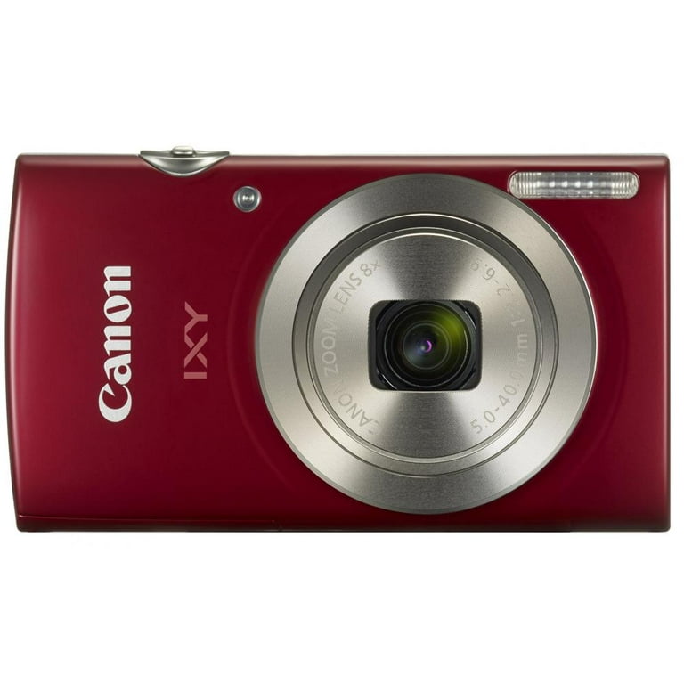 Canon IXY 200 / Elph 180 Digital Camera (Red) - Walmart.com