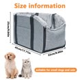 thumbnail image 2 of Duuclume Dog Car Seat Carrier, Center Console Dog Booster Seat, Detachable Pet Car Seat, 2 of 6