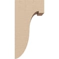 thumbnail image 3 of 4"W x 4"D x 8"H Wide Del Monte Rough Cedar Woodgrain TimberThane Corbel, Primed Tan, 3 of 6