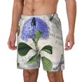 thumbnail image 1 of Fotbe Vintage Flower Traje de Baño para Hombre – Shorts de Natación de Secado Rápido con Forro y Bolsillos-Medium, 1 of 6