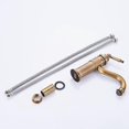 thumbnail image 2 of Retro Washbasin Faucet, Swivel Bathroom Faucet, Brass Washbasin Mixer, 2 of 3