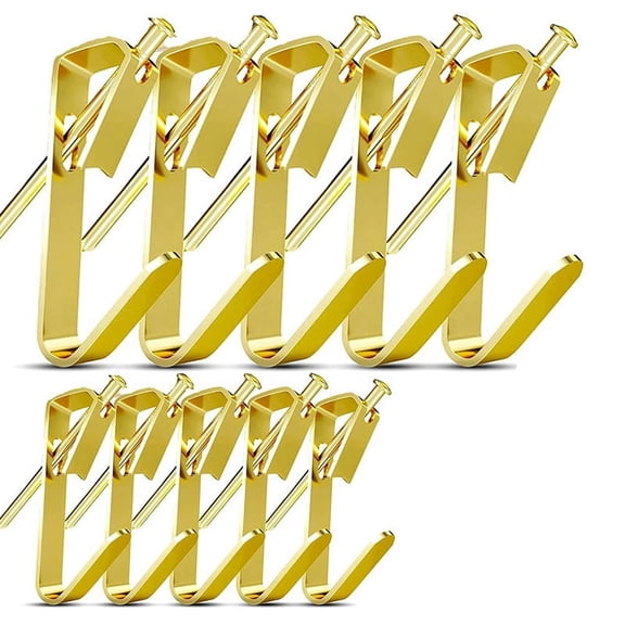 Picture Hangers,50 Set Hanging Hooks Kit with 50Pcs and Nails