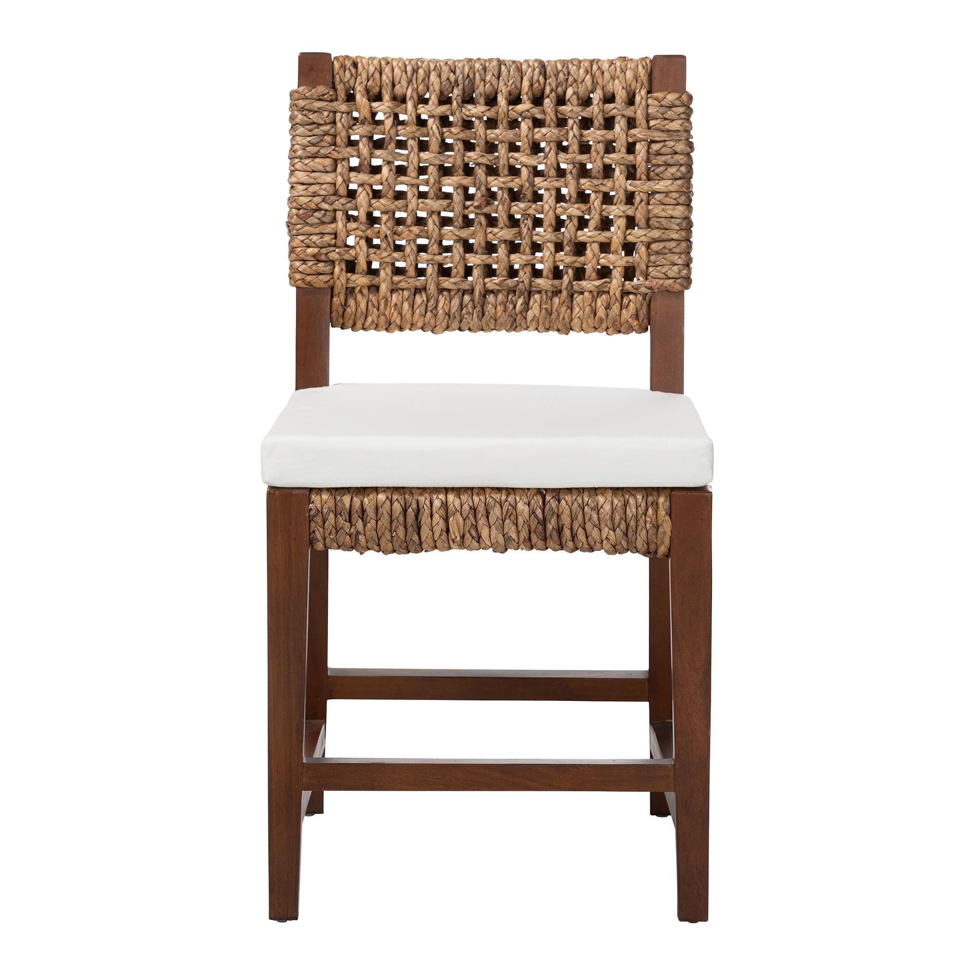bali & pari Alise Boho Dining Chair, 18"H, Natural