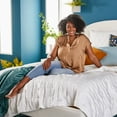 thumbnail image 6 of Sleep Innovations Memory Foam Mattress Topper, King, Gel Dual Layer Support, 4 inch, 6 of 13
