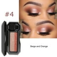 thumbnail image 2 of Perfect Dual Color Eyeshadow,New Two Color Eye Shadow Plate Waterproof Eyeshadow,Portable Two Tone Eyeshadow,Highly Pigmented Powder Eyeshadow Exquisite Glitter (#4), 2 of 7
