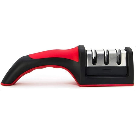 

Professional knife sharpener manual knife sharpening 3 level knife sharpening Tungsten steel knife sharpener for coarse grinding special ceramic diamond for precision sharpening whetstone knife