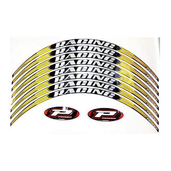 Cinta decorativa llanta amarillo Racing PROGRIP 5026