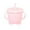 Rose, variante sur Verre&Bouteille 2025 Gobelet à Paille en Silicone Antichute à Double Oreille pour Collation pour Voyages Pique-Niques Usage Quotidien Qualité Alimentaire Gobelet Étanche avec Couvercle et Paille