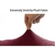 thumbnail image 3 of Fundas de reposabrazos suaves y elásticas de felpa, fundas de reposabrazos elásticas para sillas y sofás, fundas para brazos de sofá, fundas protectoras para sillones reclinables, juego de 2, 3 of 7