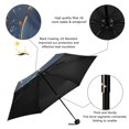thumbnail image 4 of JSTEL Cute Hippopotamus Halloween Folding Umbrella for Rain Sun Travel Mini Lightweight Compact Umbrellas, 4 of 5